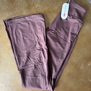Muses Only Dark Brown Flared Leggings